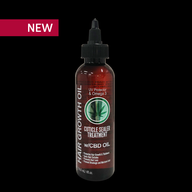 Cuticle Sealer Treatment w/CBD OIL 4oz WetnWavy
